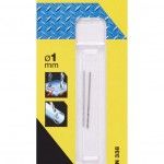 2 Brocas HSS-CNC para metal � 1mm ref� STA50750-QZ STANLEY