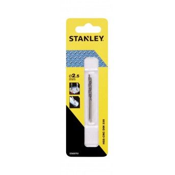 2 Brocas HSS-CNC para metal  2.5 mm ref STA50753-QZ STANLEY