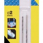2 Brocas HSS-CNC para metal  2mm ref STA50752-QZ STANLEY