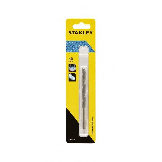 Broca HSS-CNC para metal  8mm ref STA50720-QZ STANLEY