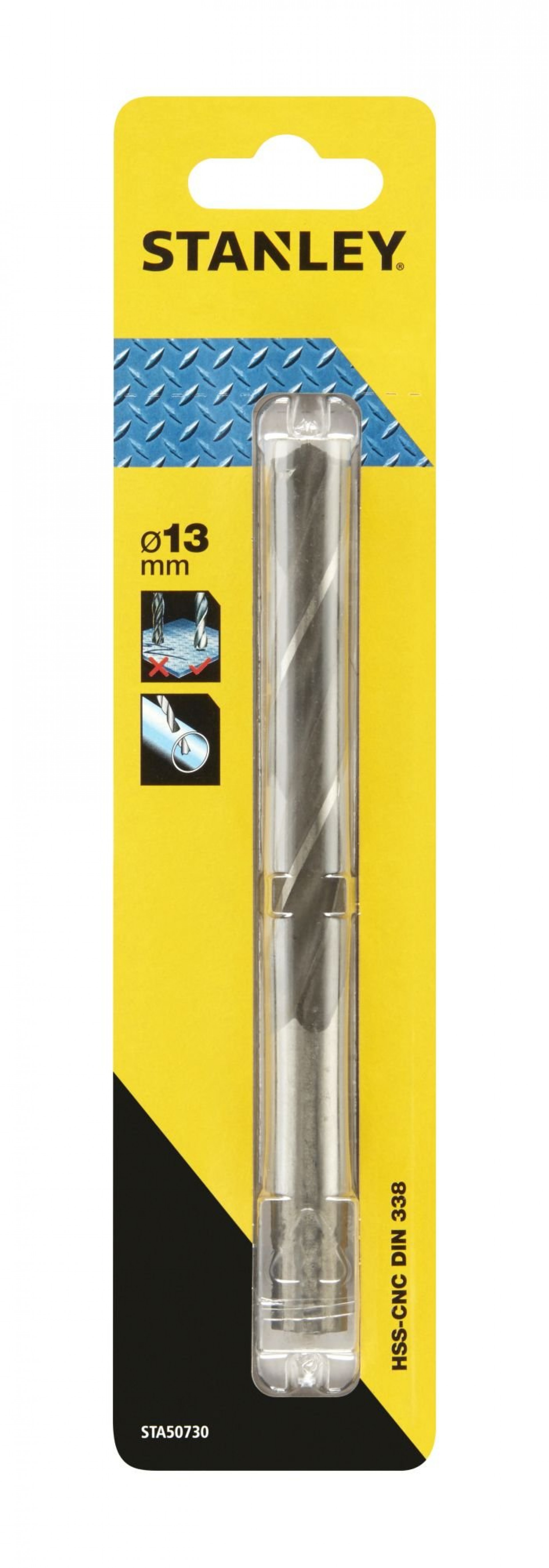 Broca HSS-CNC para metal ø 13mm refª STA50730-QZ STANLEY