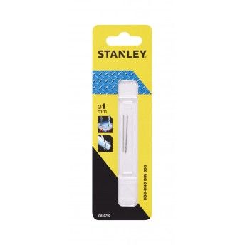 2 Brocas HSS-CNC para metal  1mm ref STA50750-QZ STANLEY