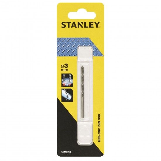 Broca HSS-CNC para metal  3mm ref STA50700-QZ STANLEY