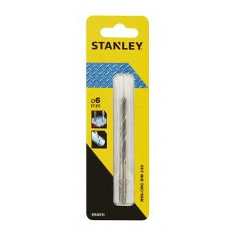 Broca HSS-CNC para metal  6mm ref STA50715-QZ STANLEY