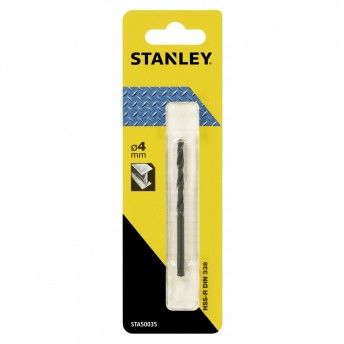 Broca HSS-R laminada para metal  4mm ref STA50035-QZ STANLEY