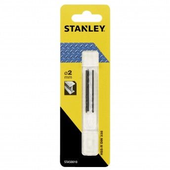 3 Brocas HSS-R laminadas para metal  2mm ref STA50010-QZ STANLEY