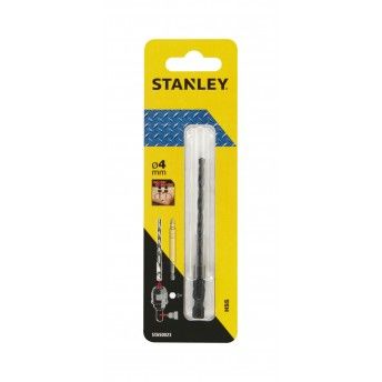 Broca HSS para metal, madeira e plstico  4mm.Eixo hexagonal ref STA50023-XJ STANLEY