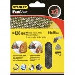 3 folhas de lixa de malha para os detalhes com velcro.Grão 120 refª STA39187-XJ STANLEY 3 folhas de lixa de malha para os detalhes com velcro.Grão 120 refª STA39187-XJ STANLEY