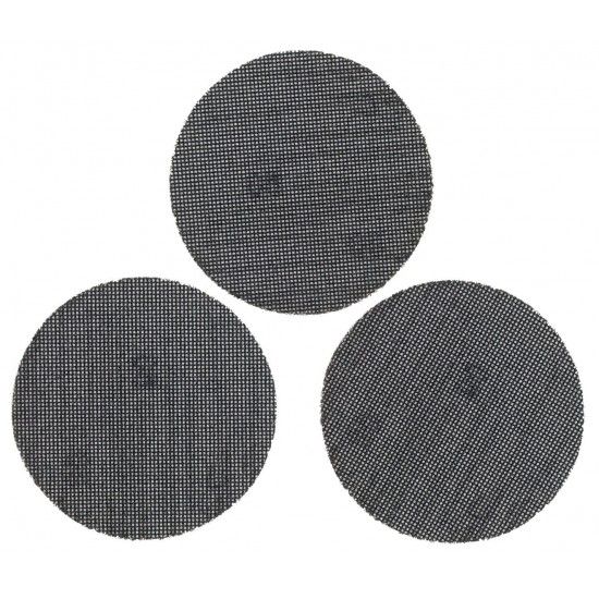 3 folhas de lixa de malha 125mm para multilijadora, com velcro.Grão 80 refª STA39252-XJ STANLEY 3 folhas de lixa de malha 125mm para multilijadora, com velcro.Grão 80 refª STA39252-XJ STANLEY