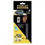 3 folhas de lixa de malha 1/3 (93x190mm), com velcro, Grão 240 refª STA39042-XJ STANLEY 3 folhas de lixa de malha 1/3 (93x190mm), com velcro, Grão 240 refª STA39042-XJ STANLEY