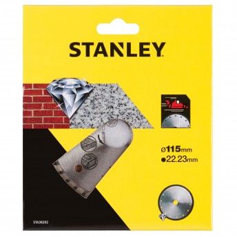 Disco diamantado contnuo 115mm.Corte de granito e tijolo ref STA38202-XJ STANLEY