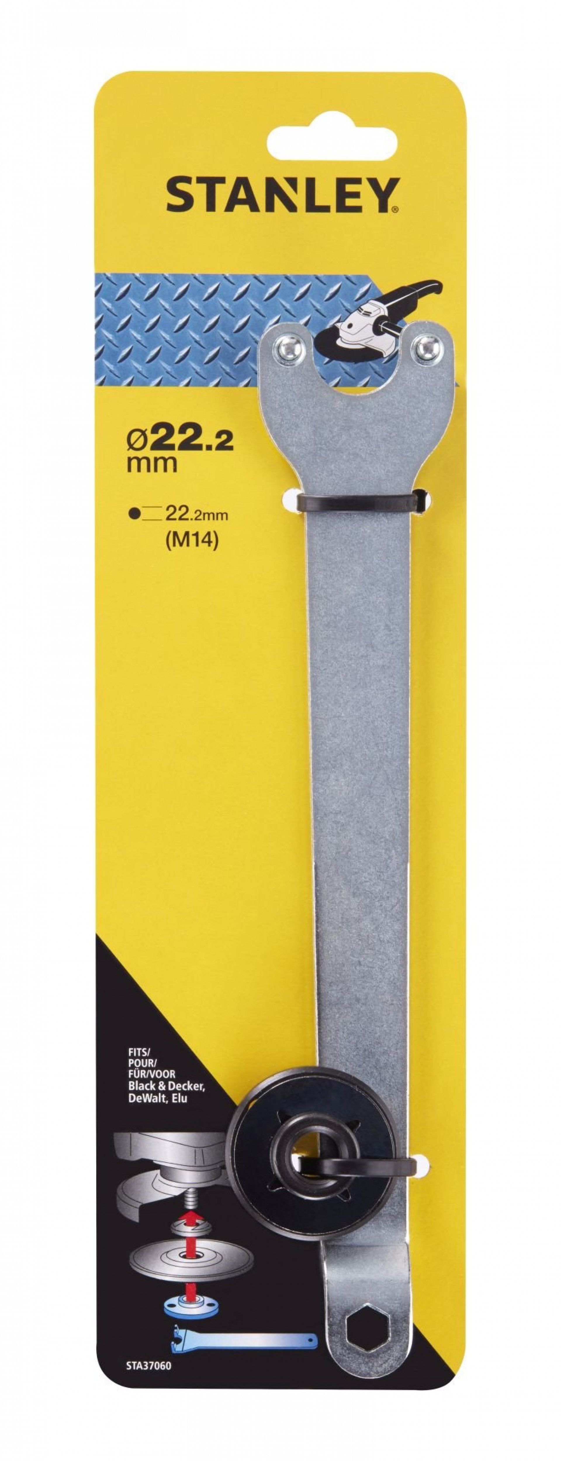 Porca e chave para Rebarbadora 22mm (M14) refª STA37060-XJ STANLEY