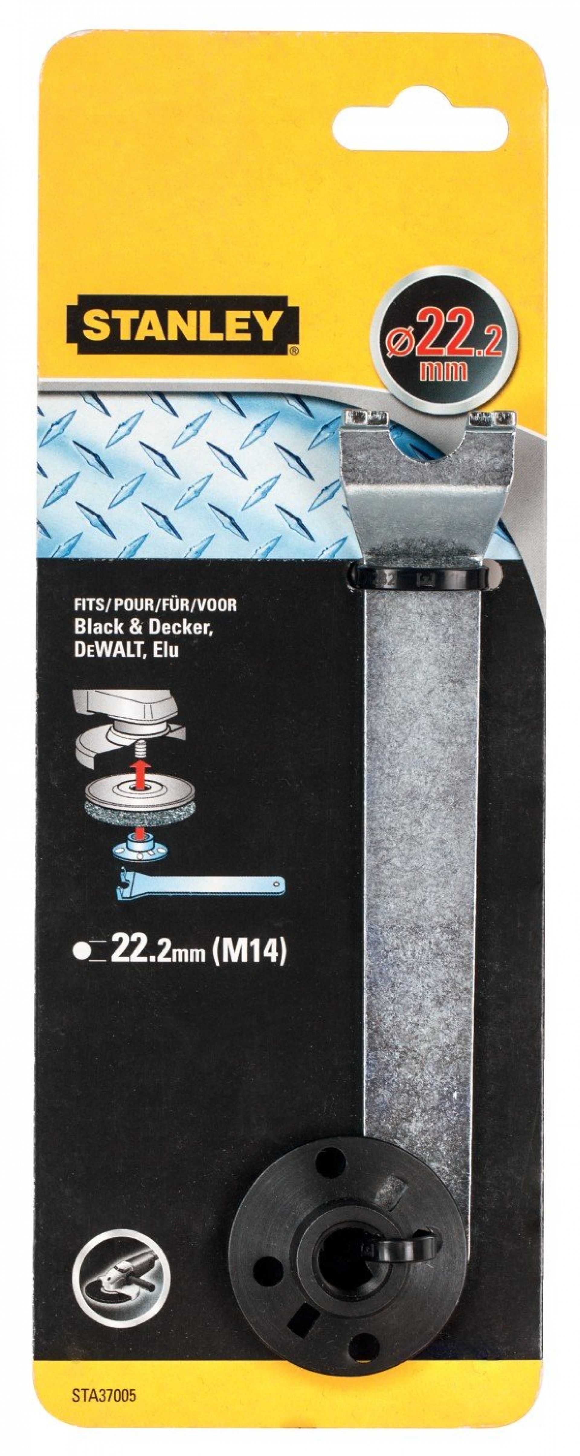 Porca e chave para Rebarbadora 22mm (M14) refª STA37005-XJ STANLEY