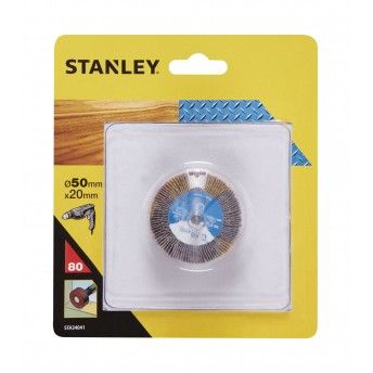 Escova de folhas de lixa  50x20mm.Gro 80.ref.STA34041-XJ STANLEY