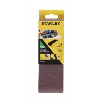 3 Bandas de lixa.60 x 400 mm Gro 150.ref.STA33021-XJ STANLEY