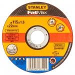 Disco Abrasivo para corte em a�o inoxid�vel 115x1.6 ref� STA32647-QZ STANLEY