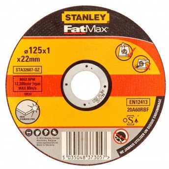 Disco Abrasivo para corte em ao inox, ref STA32607-QZ STANLEY