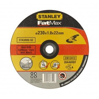 Disco Abrasivo para corte em ao inoxidvel 230x1.8 ref STA32692-QZ STANLEY