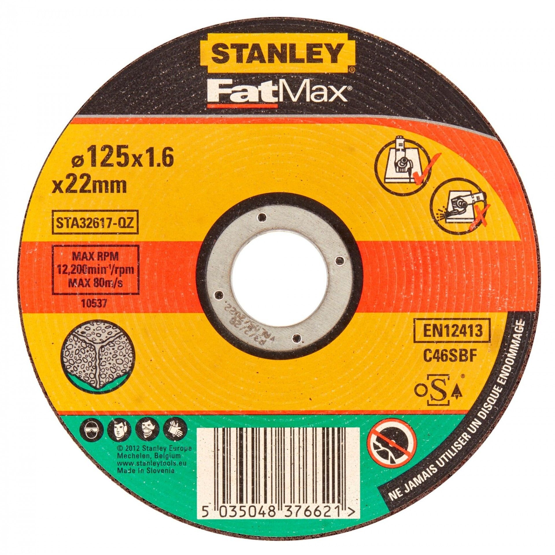 Disco para corte em pedra refª STA32617-QZ STANLEY
