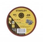 25 discos de lixa para Rotorbital ø 125mm.Grão sortido refª STA32392-QZ STANLEY 25 discos de lixa para Rotorbital ø 125mm.Grão sortido refª STA32392-QZ STANLEY