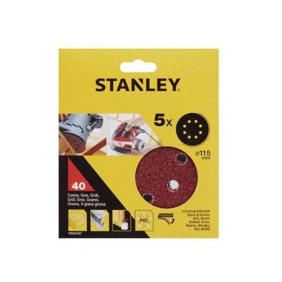 5 Discos � 115 mm ref� STA32167-XJ STANLEY