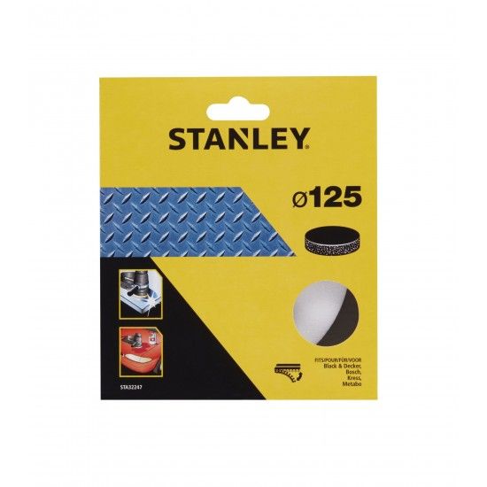 Disco polidor de espuma 125mm para brocas e rotorbitales refª STA32247-XJ STANLEY Disco polidor de espuma 125mm para brocas e rotorbitales refª STA32247-XJ STANLEY