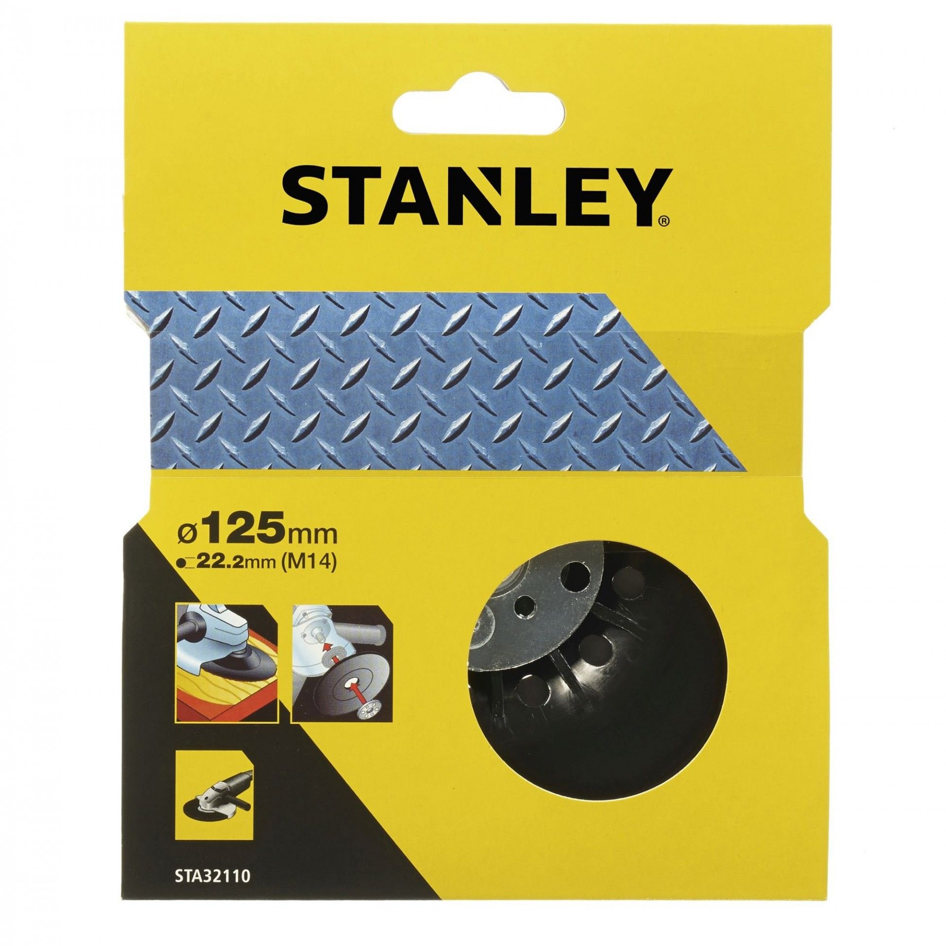 Prato suporte de nylon para Rebarbadora M 14.ø 125 mm refª STA32110-XJ STANLEY
