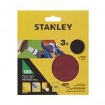 3 discos 125mm para Rebarbadora e berbequins.Autoadherentes refª STA32077-XJ STANLEY 3 discos 125mm para Rebarbadora e berbequins.Autoadherentes refª STA32077-XJ STANLEY