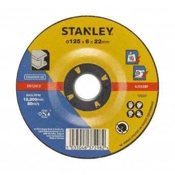 Disco para desbaste em metal  125 mm ref STA32055-QZ STANLEY