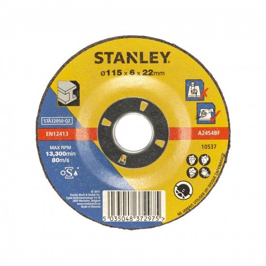 Disco para desbaste em metal  115 mm, ref STA32050-QZ STANLEY