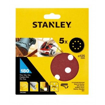 5 Discos  125 mm ref STA32042-XJ STANLEY