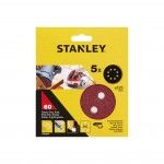 5 Discos ø 125 mm Para Lixadora rotorbital refª STA32027-XJ STANLEY 5 Discos ø 125 mm Para Lixadora rotorbital refª STA32027-XJ STANLEY
