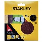 5 Discos de lixa ø 125mm refª STA32006-XJ STANLEY 5 Discos de lixa ø 125mm refª STA32006-XJ STANLEY