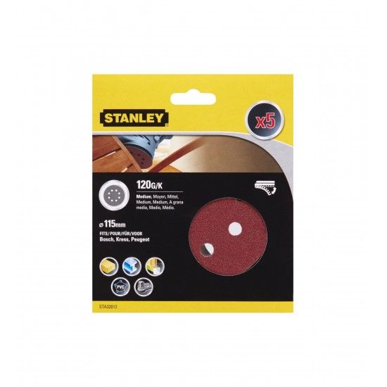 5 Discos � 115 mm ref� STA32012-XJ STANLEY