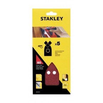 5 Folhas de lixa para Multilijadoras ref STA31437-XJ STANLEY