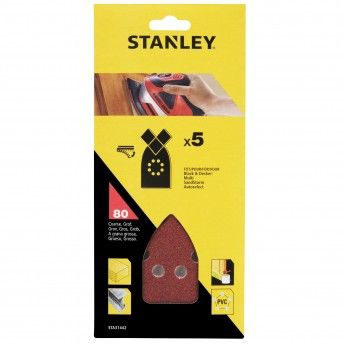 5 Folhas de lixa para Multilijadoras ref STA31442-XJ STANLEY