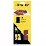 5 folhas de lixa perfuradas refª STA31076-XJ STANLEY 5 folhas de lixa perfuradas refª STA31076-XJ STANLEY