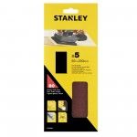 5 folhas de lixa sem perfurar ref� STA31096-XJ STANLEY