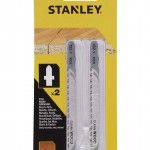 2 folhas HCS corte invertido e fino ref� STA23072-XJ STANLEY