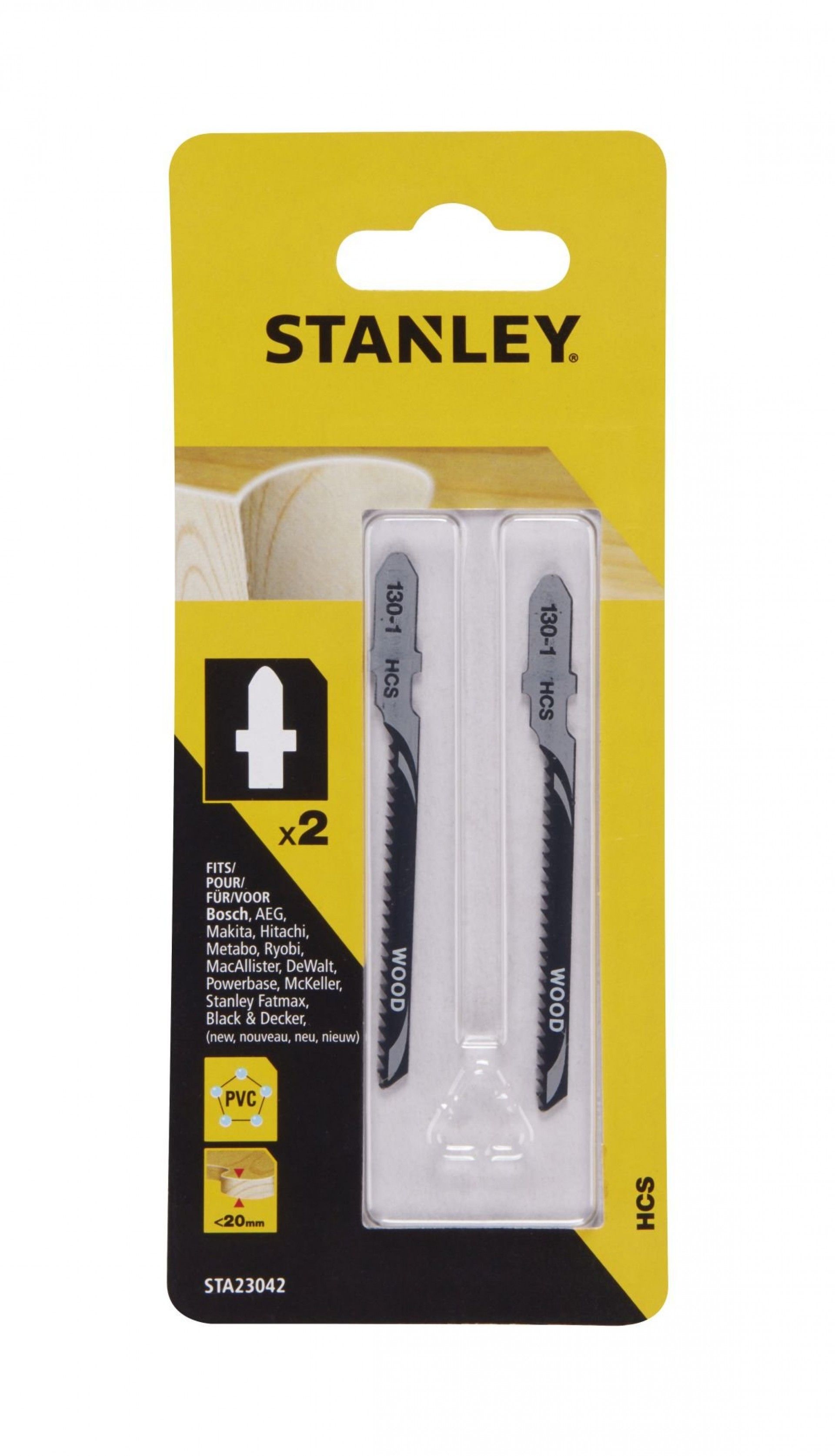 2 folhas HCS para esboçar refª STA23042-XJ STANLEY
