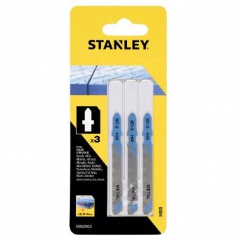 3 folhas HSS para corte reto ref� STA22023-XJ STANLEY