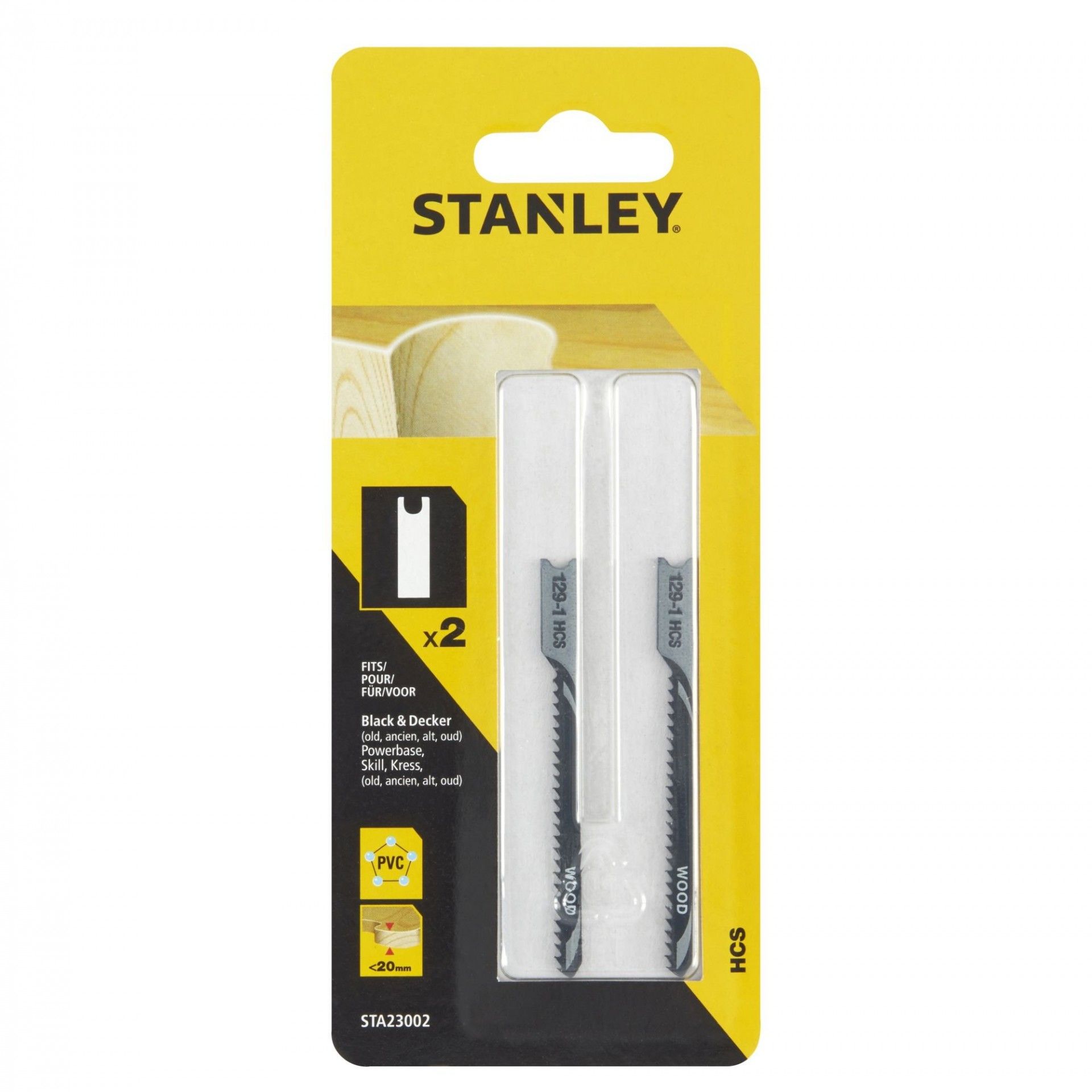 2 folhas HCS para esboçar refª STA23002-XJ STANLEY