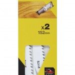 2 Folhas HCS para corte fino e reto ref� STA21172-XJ STANLEY