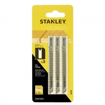 3 folhas HCS para corte fino e reto ref STA21023-XJ STANLEY