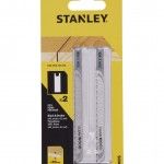 2 folhas HCS para corte fino, reto e sem lascas ref� STA21012-XJ STANLEY