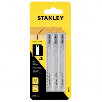 3 folhas HCS para corte fino, reto e sem lascas refª STA21013-XJ STANLEY 3 folhas HCS para corte fino, reto e sem lascas refª STA21013-XJ STANLEY