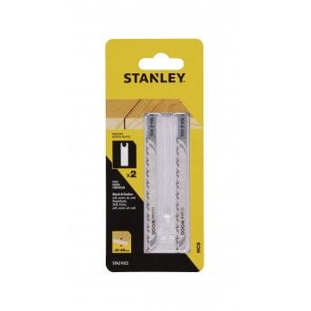 2 folhas HCS para corte reto e sem lascas ref� STA21022-XJ STANLEY