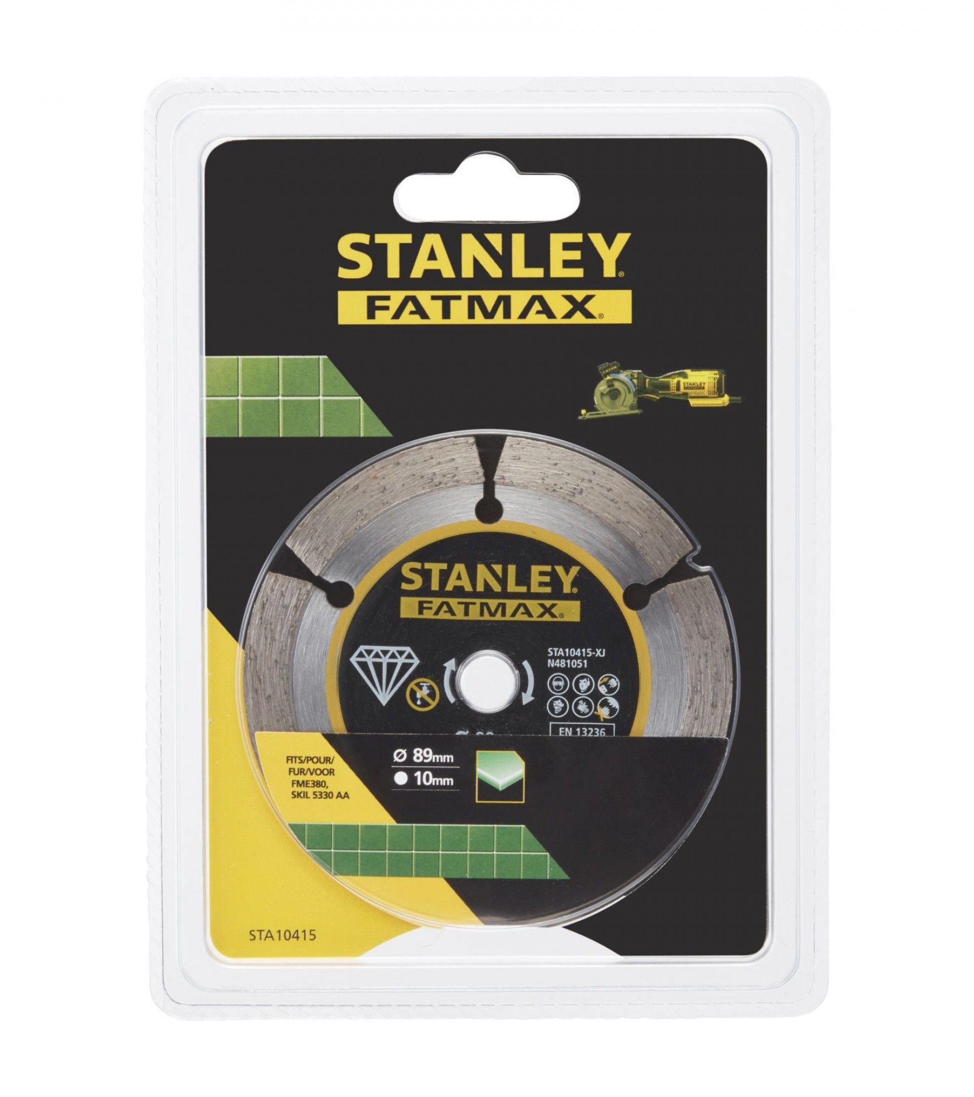 Disco de corte de Diamante 89mm refª STA10415-XJ STANLEY