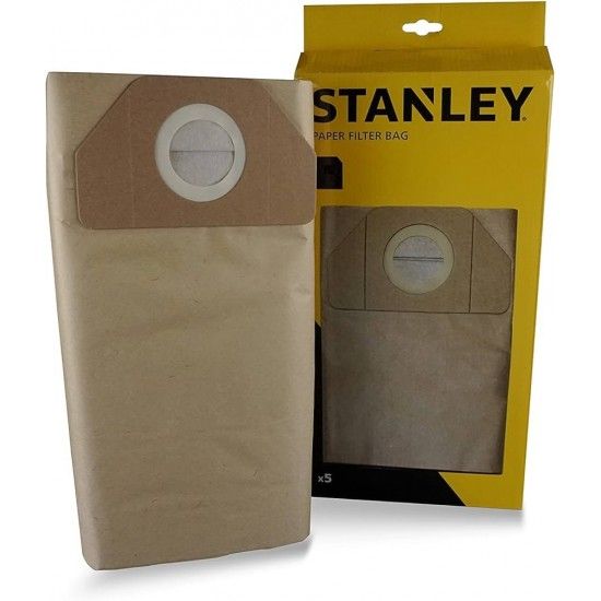 Saco p/aspirador 30L 5p ref 41857 Stanley
