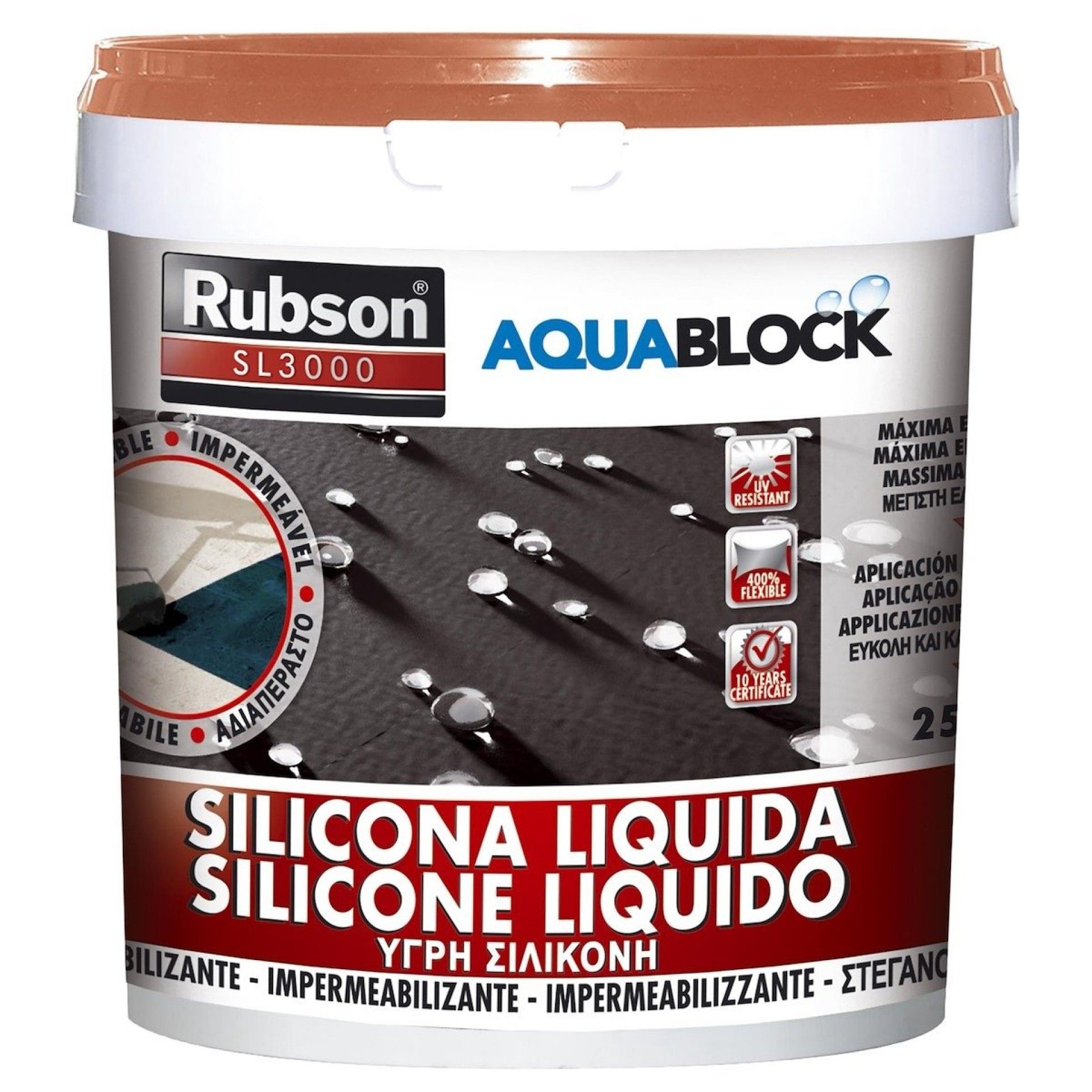 RUBSON SILICONE SL 3000 TELHA 25KG